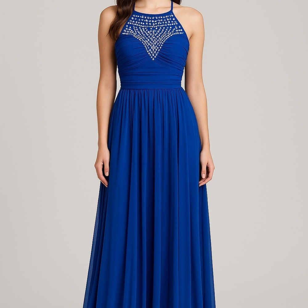 B. Darlin Women’s Royal Blue Prom / Evening Gown – Juniors 11/12